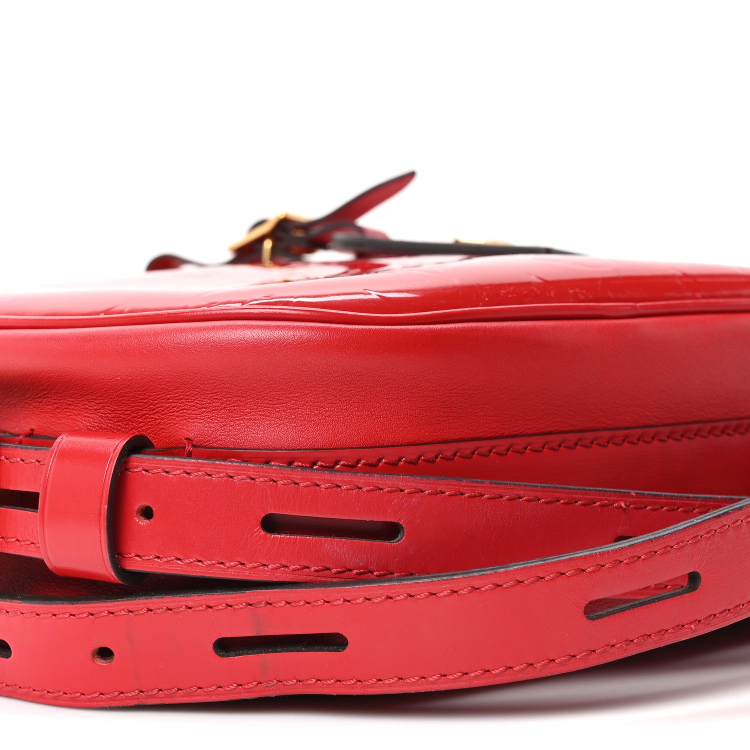 Louis Vuitton Vernis Boite Chapeau Souple MM Rouge 9 of 10