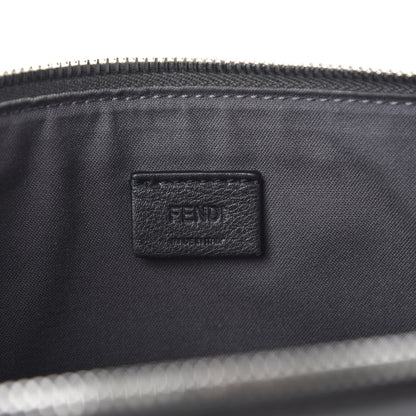 Fendi Vitello Dolce Studded Mini 2Jours Pouch Black Multicolor 8 of 11