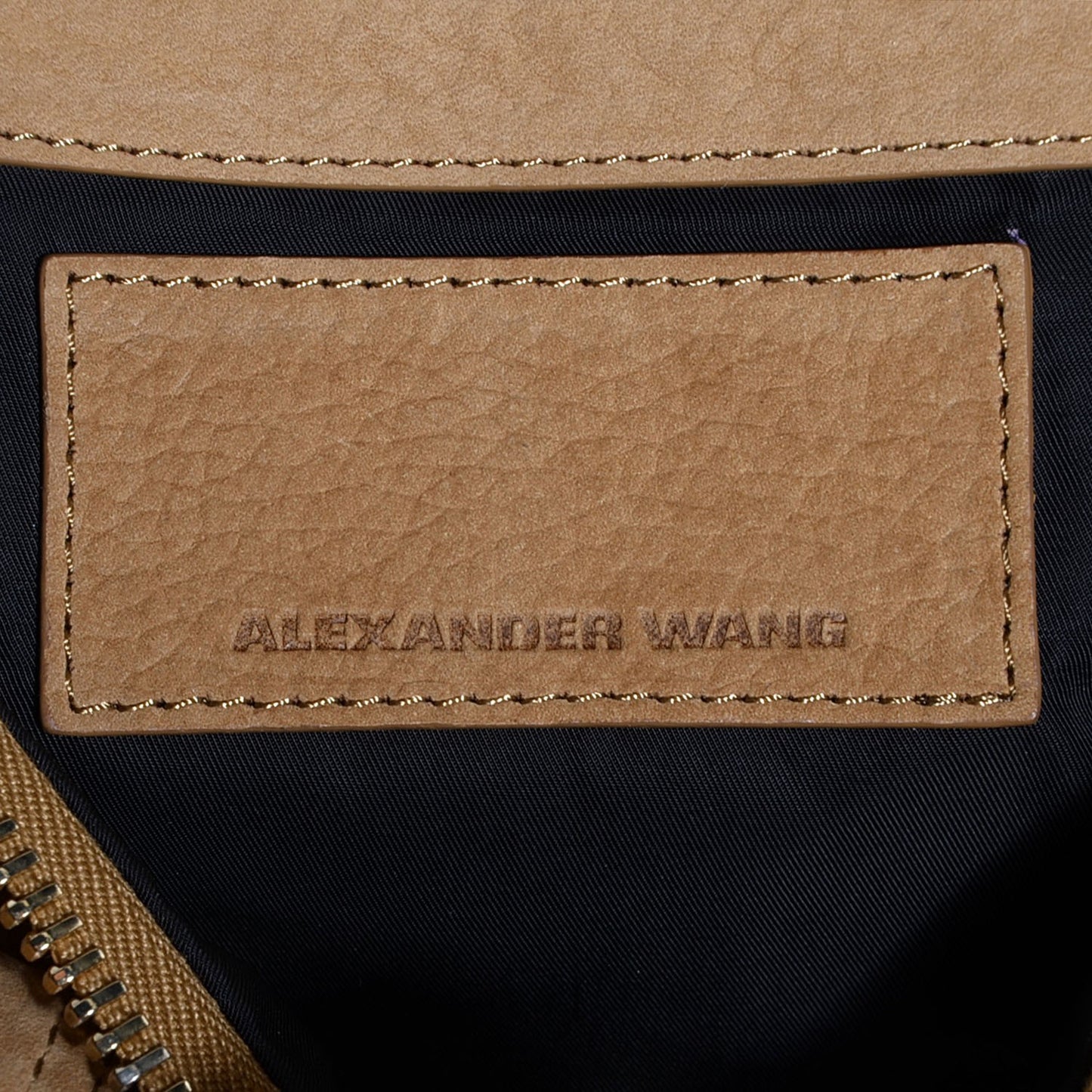 Tumbled Nubuck Rocco Ginger Pale Gold Hardware