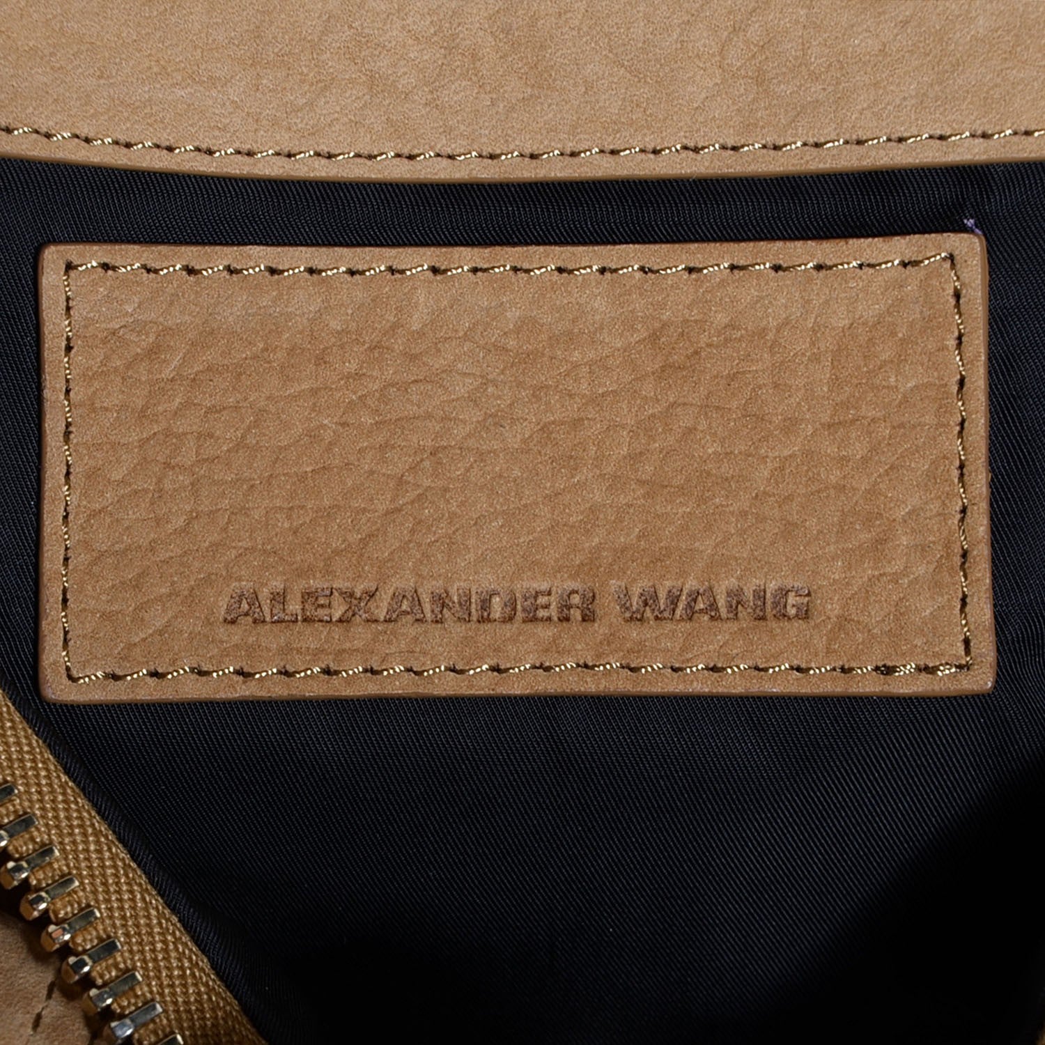 Alexander Wang Tumbled Nubuck Rocco Ginger Pale Gold Hardware 6 of 8