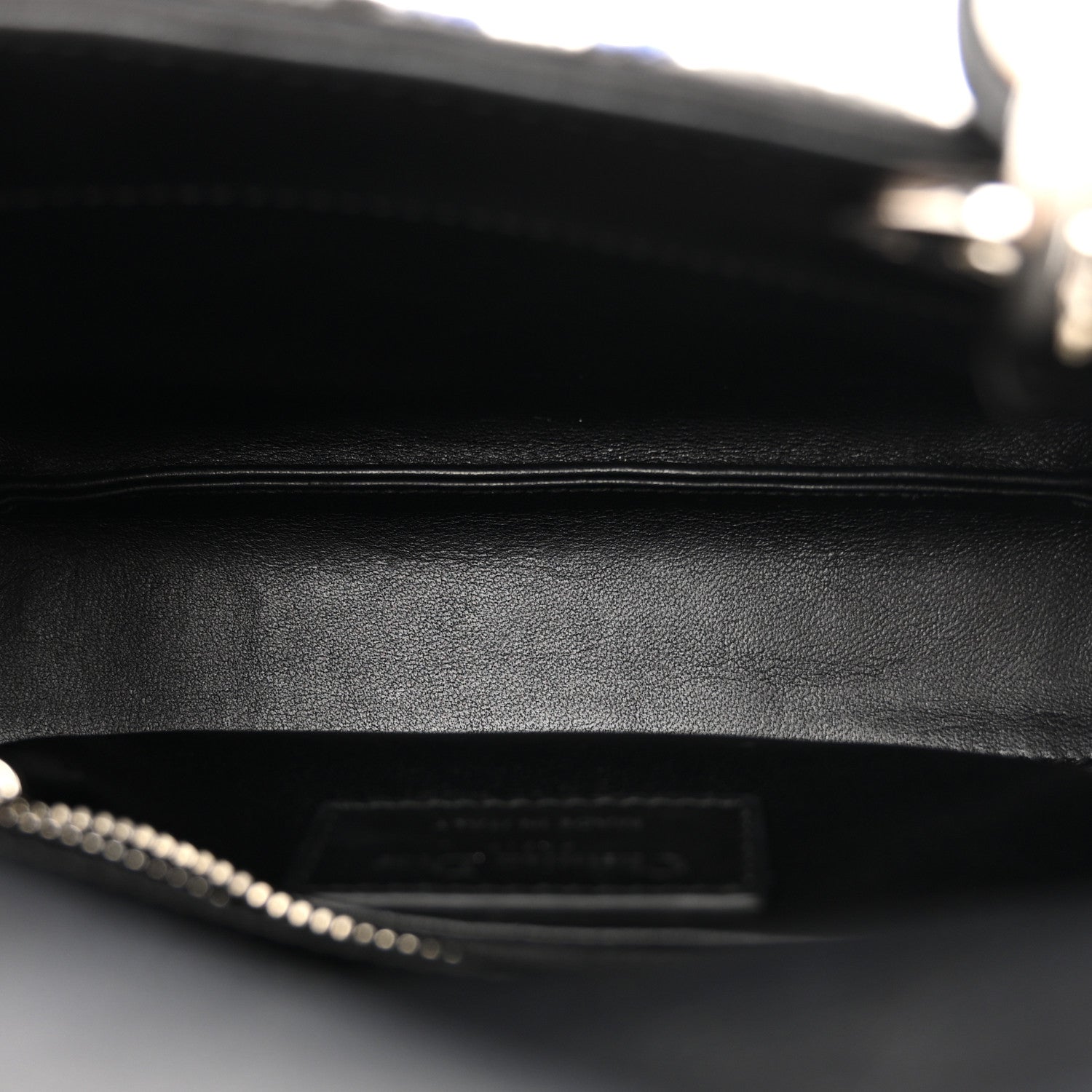 Christian Dior Satin Lambskin Embroidered Beaded Mini Lady Dior Black Multicolor 5 of 11