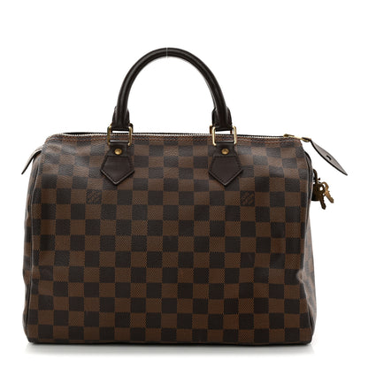 Louis Vuitton Damier Ebene Speedy 30 1 of 12