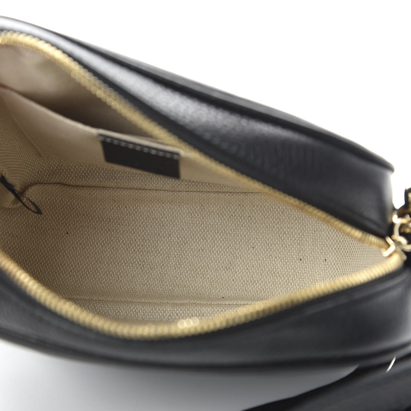 Pebbled Calfskin Small Soho Disco Bag Black