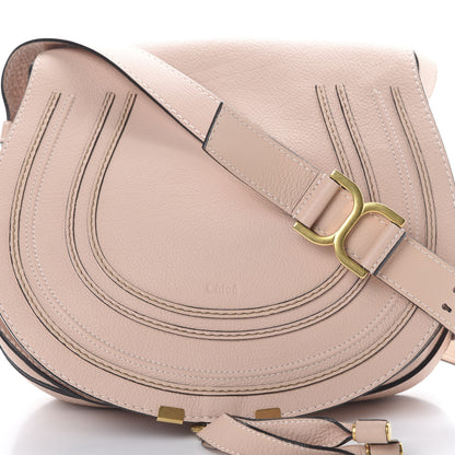 Chloe Calfskin Medium Marcie Round Crossbody Bag Blush Nude 8 of 10