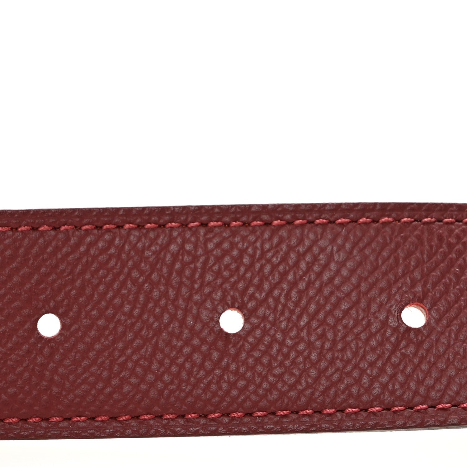 Hermes Epsom 32mm Reversible Jumbo Belt  95 38 Rouge H Orange 3 of 7