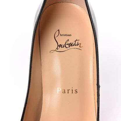 Christian Louboutin Patent Decollete 554 100 Pumps 35.5 Black 7 of 11
