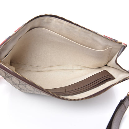 Gucci GG Supreme Monogram Courrier Documents Holder Beige New Acero 5 of 13
