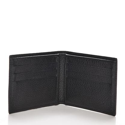 Gucci Crystal Monogram Dollar Calfskin Bi-Fold Wallet Light Cherry Black 6 of 9
