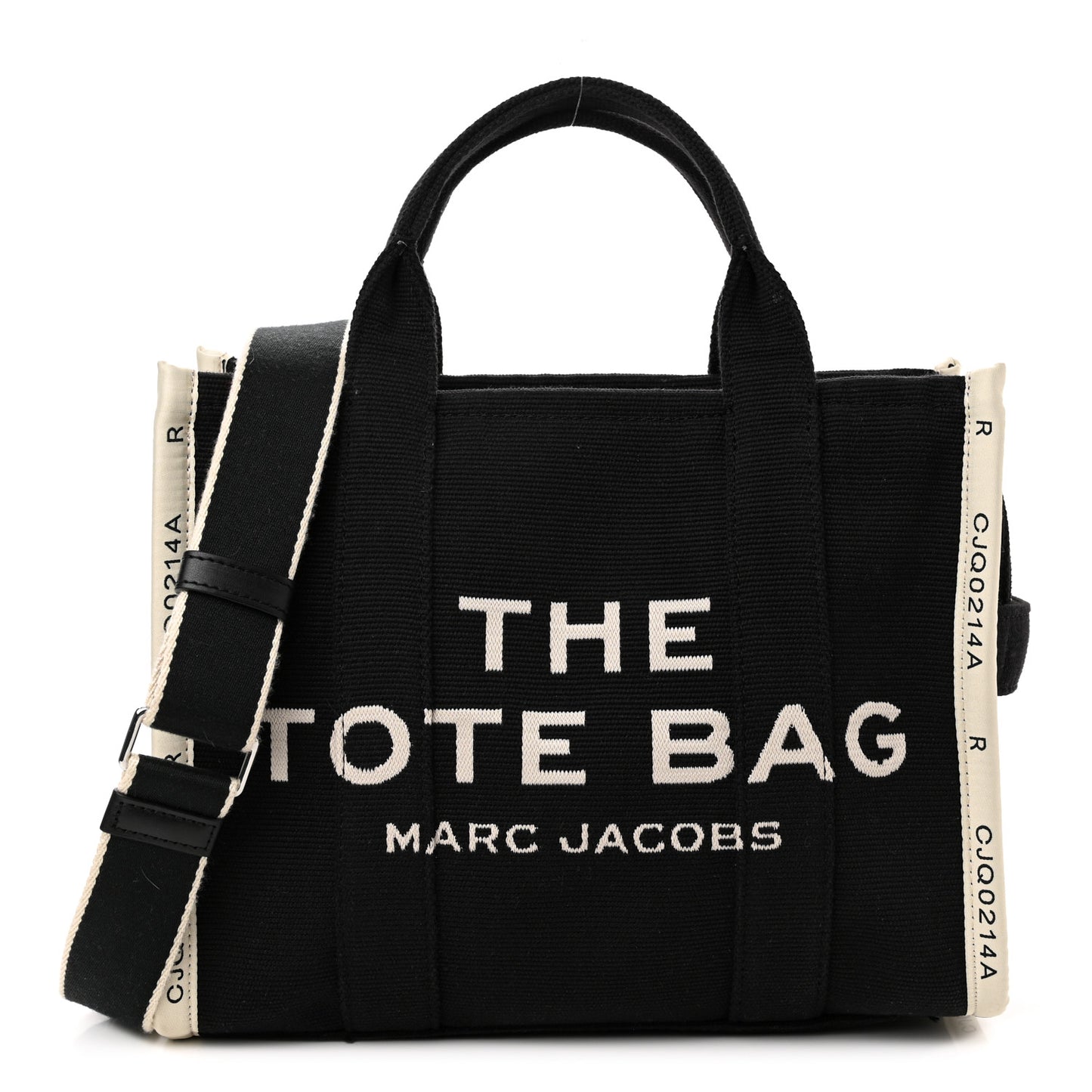 Jacquard Medium The Traveler Tote Bag Black