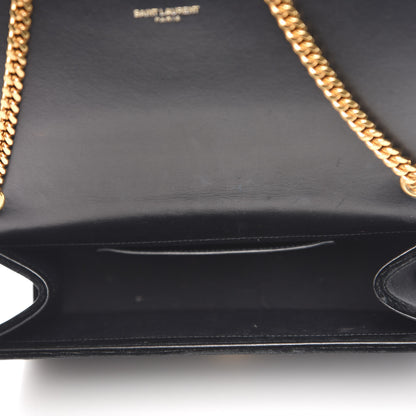 Saint Laurent Velvet Medium Monogram Kate Tassel Shoulder Bag Black 5 of 16