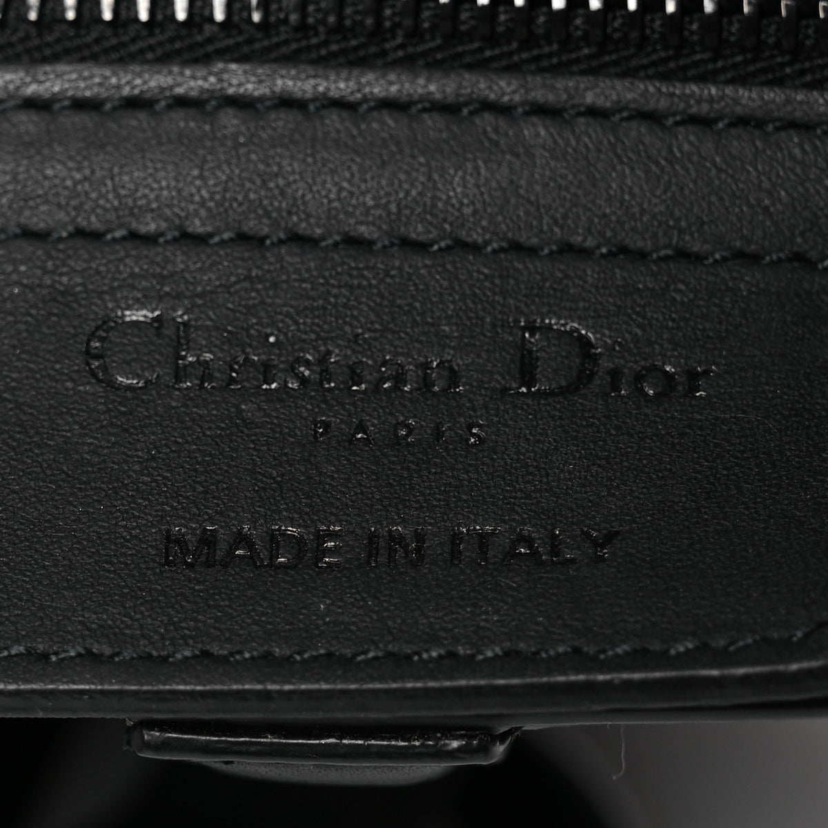 Ultra Matte Calfskin Saddle Bag Black