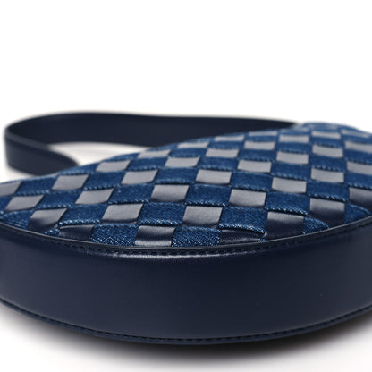 Bottega Veneta Nappa Denim Intrecciato Mini Sunrise Blue 9 of 10