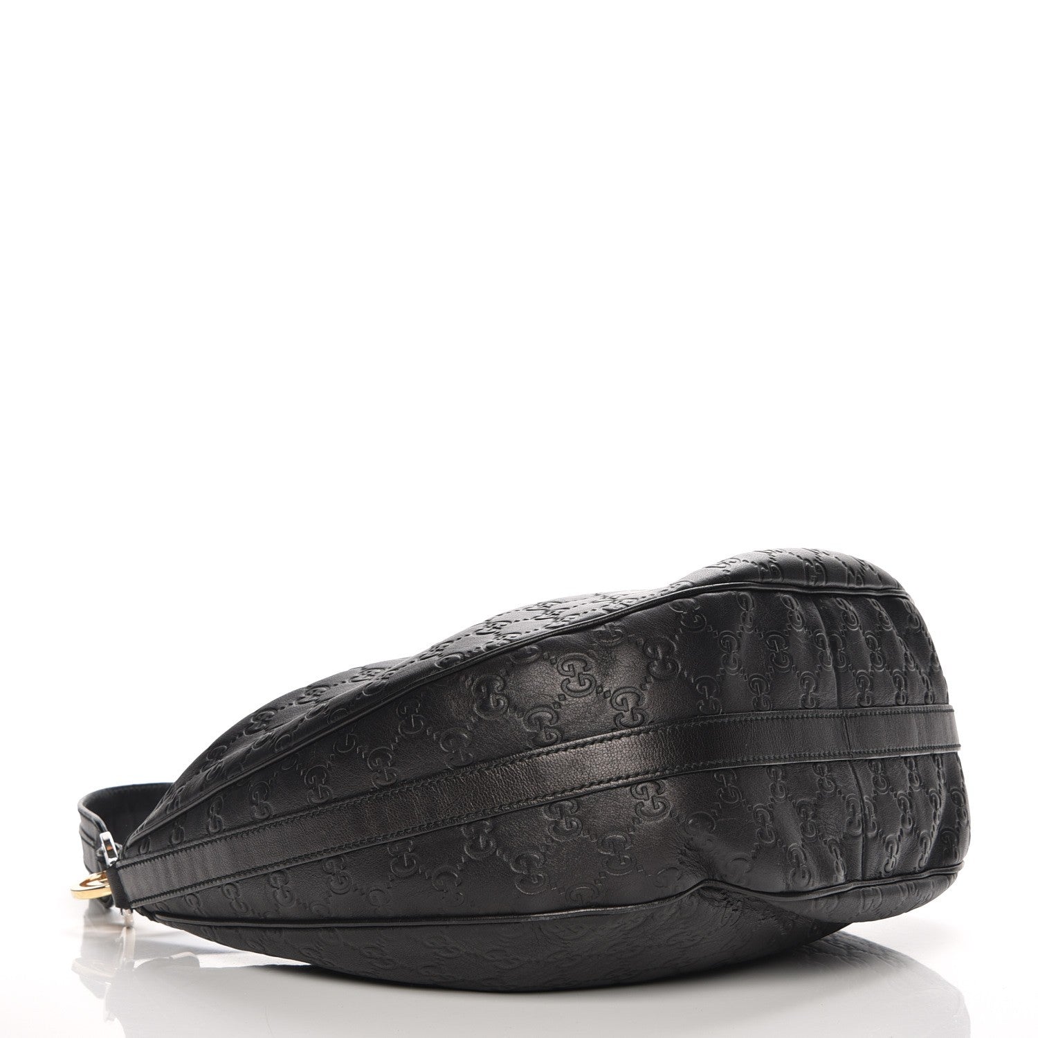Gucci Guccissima Medium GG Twins Hobo Black 4 of 9