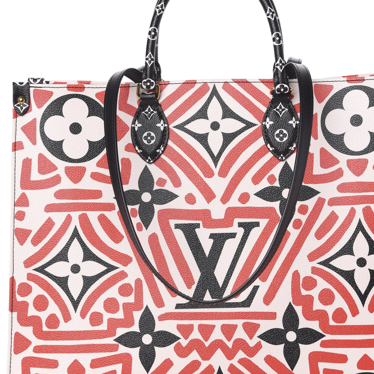 Monogram Giant Crafty Onthego GM Creme Rouge Black