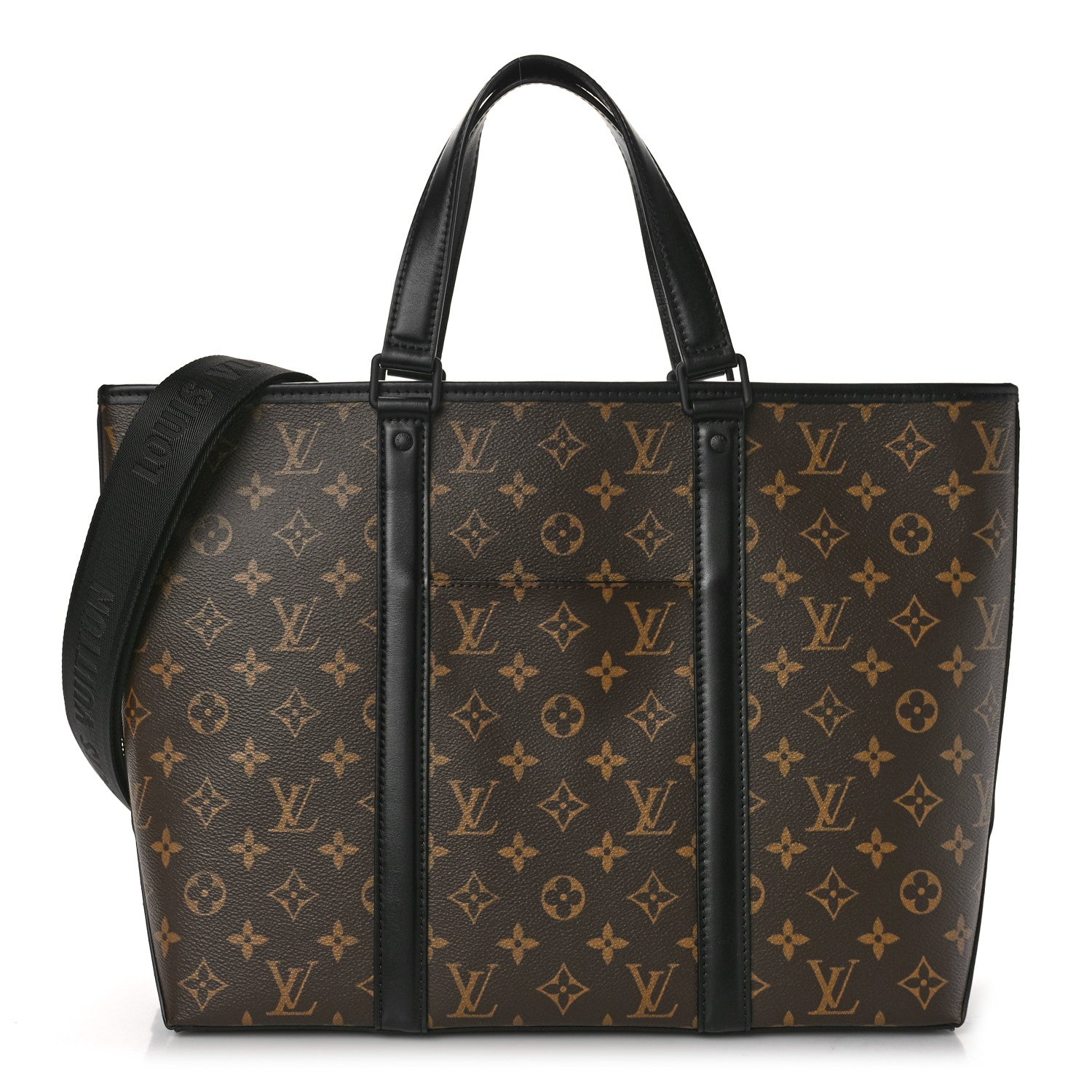 Louis Vuitton Monogram Macassar Weekend Tote PM 3 of 8