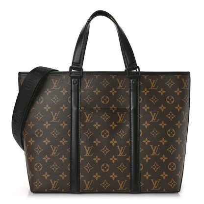 Louis Vuitton Monogram Macassar Weekend Tote PM 3 of 8