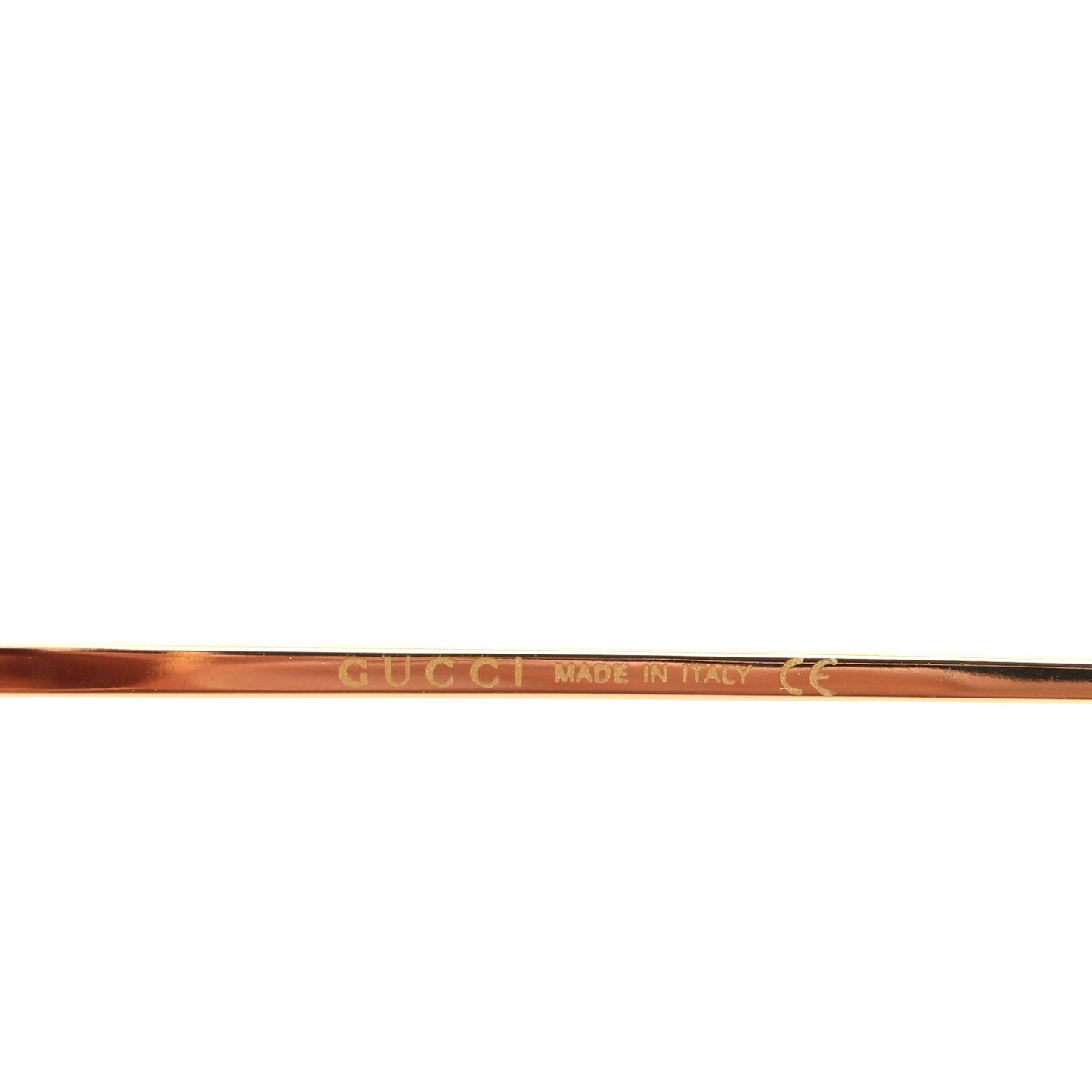 Oversized Round Sunglasses GG0252S Gold Brown