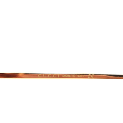 Gucci Oversized Round Sunglasses GG0252S Gold Brown 5 of 8