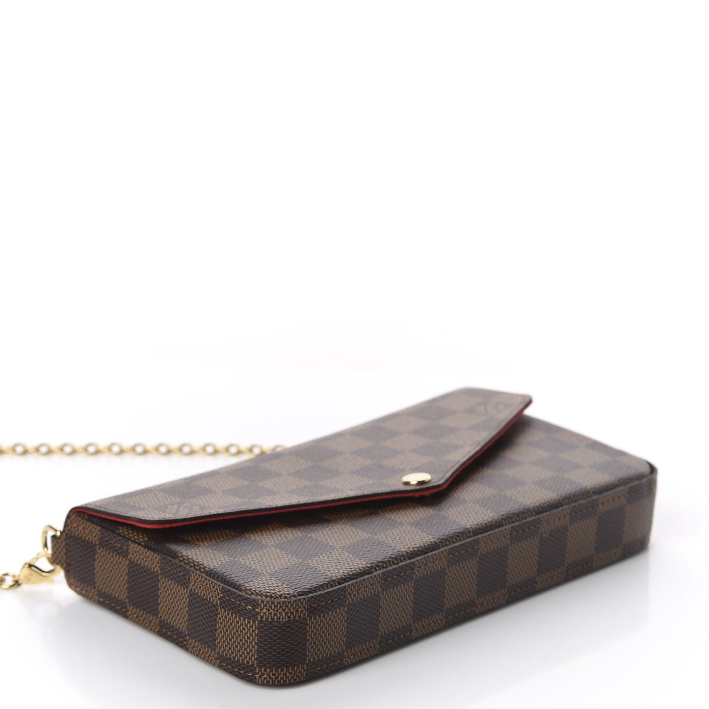 Damier Ebene Pochette Felicie Chain Wallet