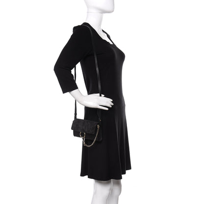 Chloe Suede Calfskin Mini Faye Shoulder Bag Carbon Grey 2 of 10