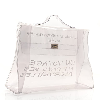 Hermes Vinyl Souvenir De L'Exposition Kelly Transparent 3 of 11