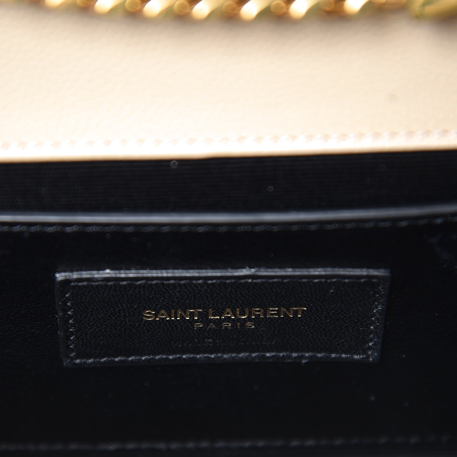 Saint Laurent Grain De Poudre Small Monogram Kate Satchel Nude Powder 6 of 8