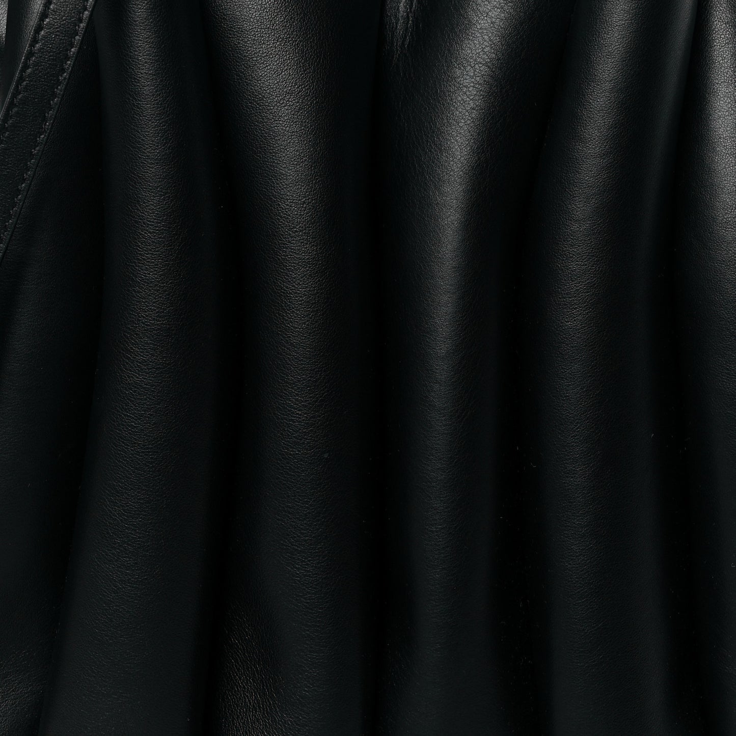 Calfskin Ondas Flamenco Knot Bag Black