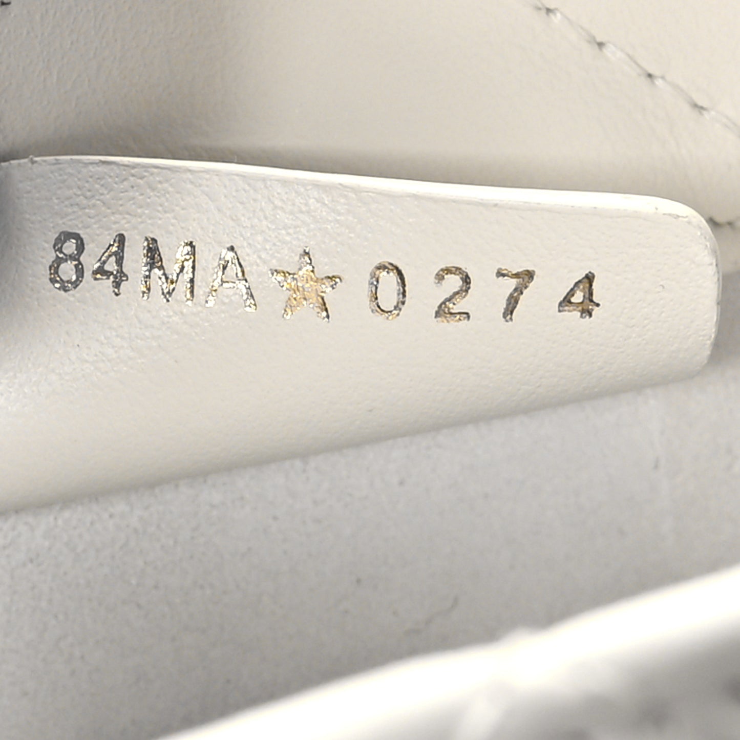 Calfskin Macrocannage Mini Book Tote White