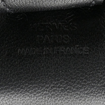 Hermes Milo Lambskin Grigri Rodeo Horse Bag Charm PM Black Etoupe 3 of 5