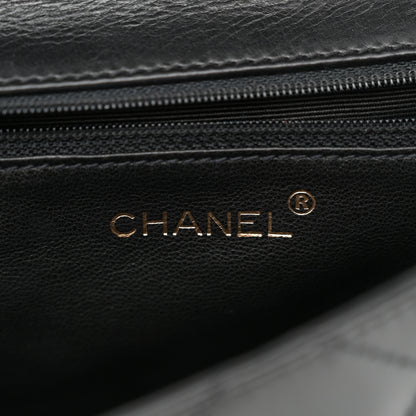 Chanel Lambskin Bekko Resin Medium Single Flap Black 6 of 12