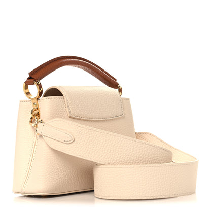 Louis Vuitton Taurillon Capucines Mini Beige Brown 3 of 11