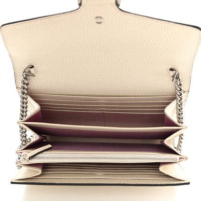 Gucci Dollar Calfskin Mini Dionysus Chain Wallet Mystic White 5 of 11