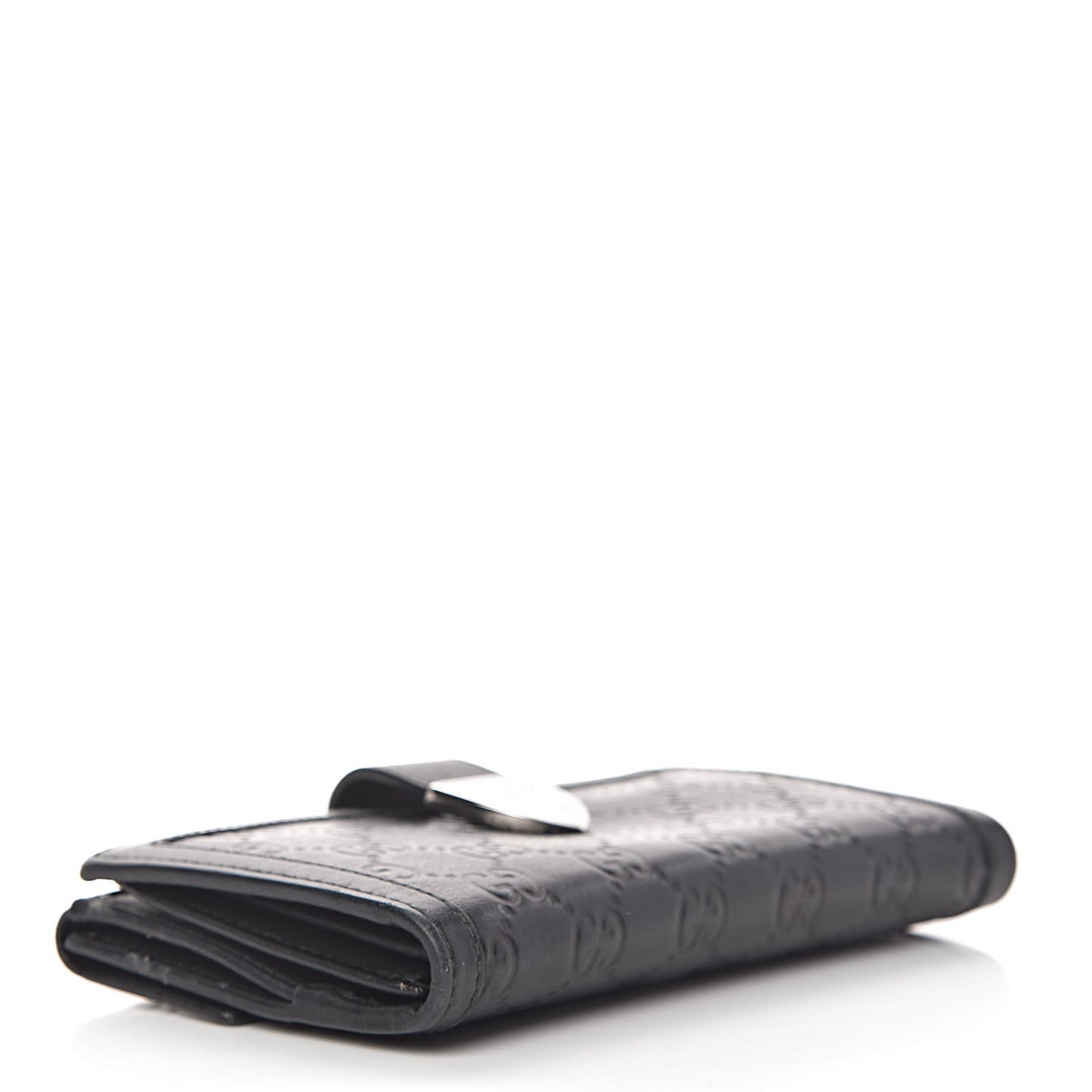 Guccissima Continental Wallet Black