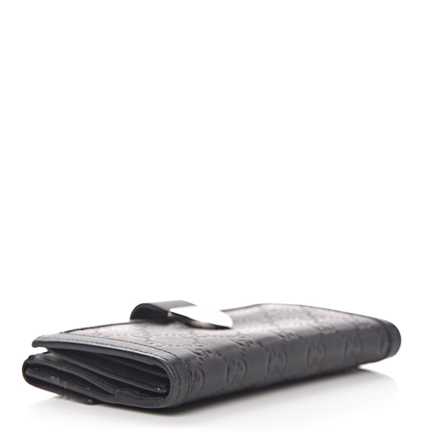 Gucci Guccissima Continental Wallet Black 4 of 16
