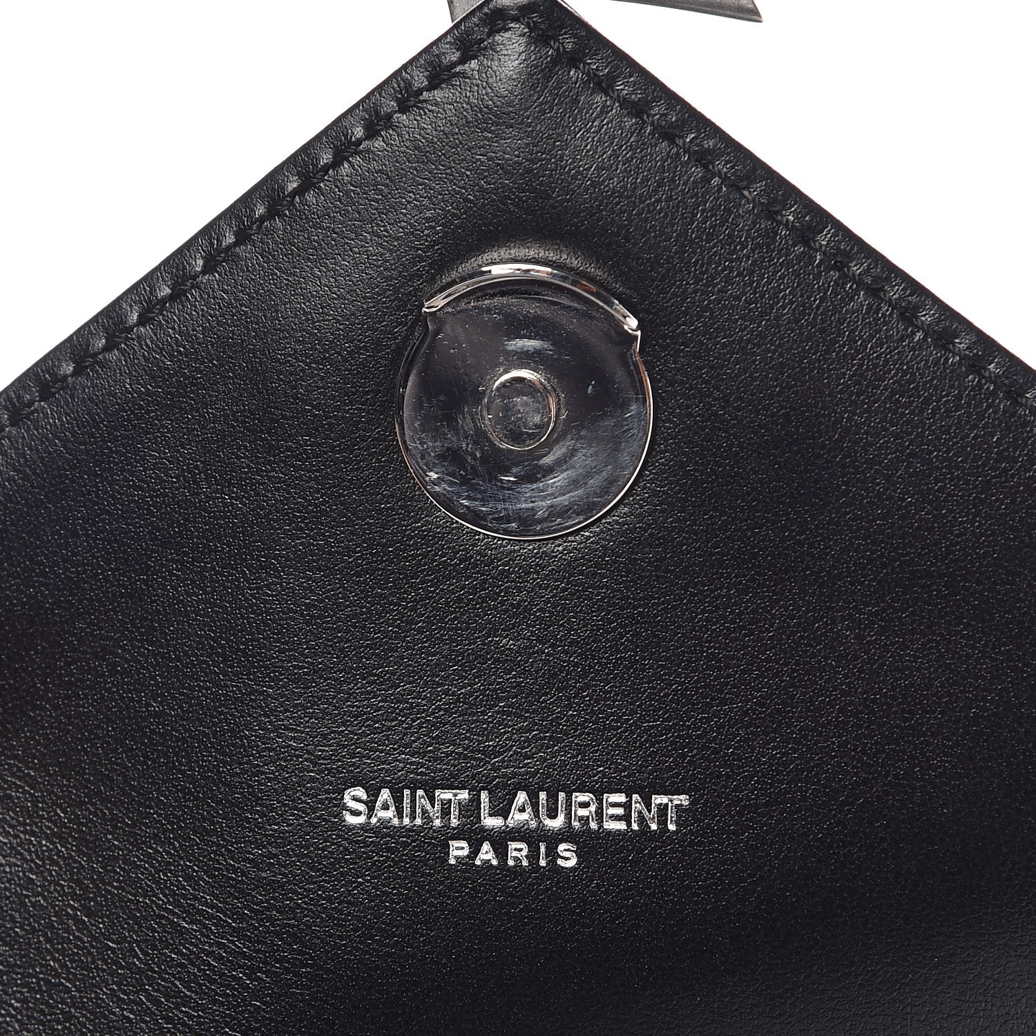 Saint Laurent Calfskin Y Quilted Monogram Loulou Shoulder Bag Black 8 of 9