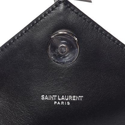 Saint Laurent Calfskin Y Quilted Monogram Loulou Shoulder Bag Black 8 of 9