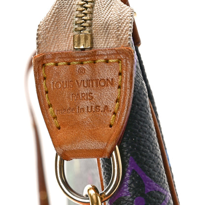 Louis Vuitton Monogram Multicolor Pochette Accessories Black 7 of 10