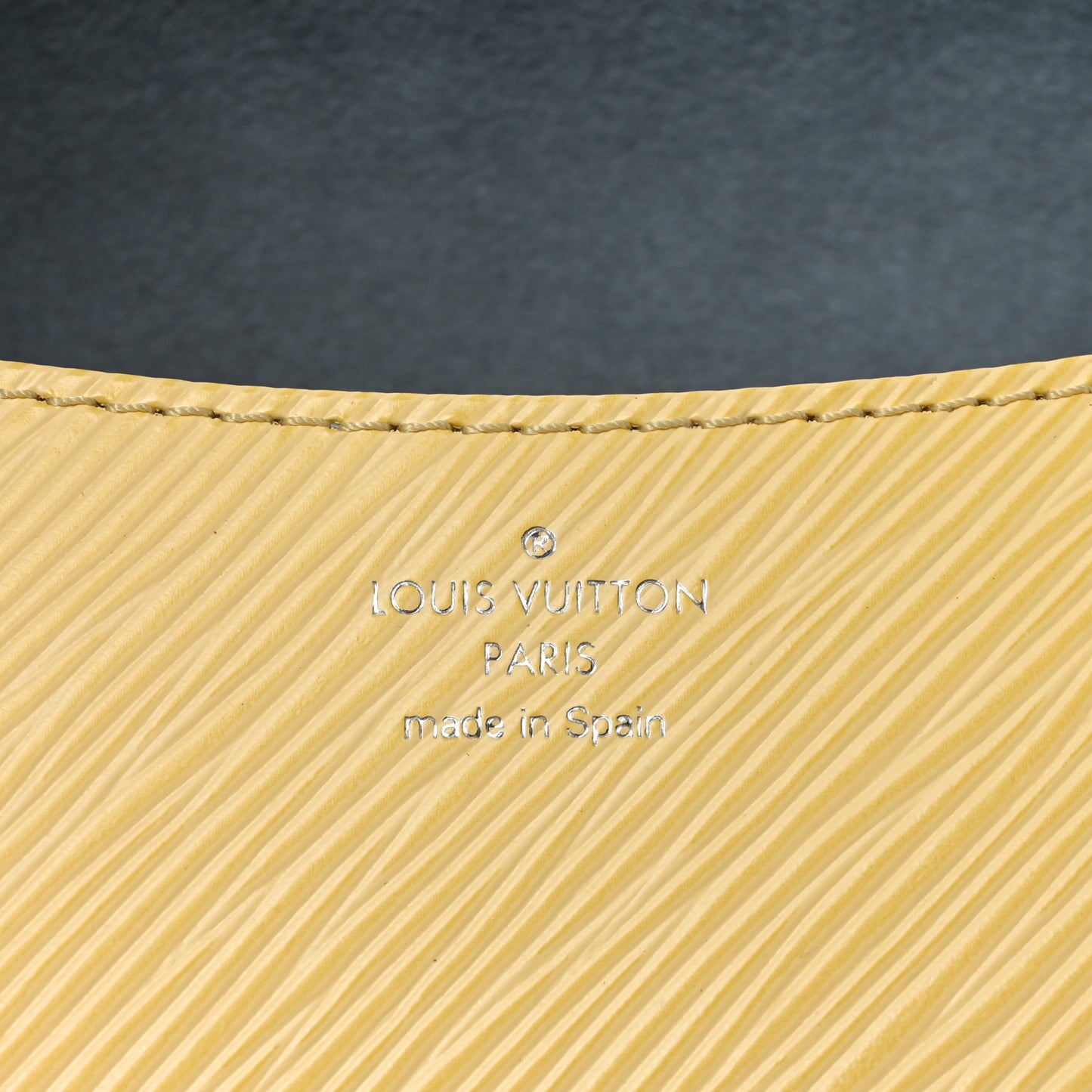 Epi Buci Crossbody Jaune Plume