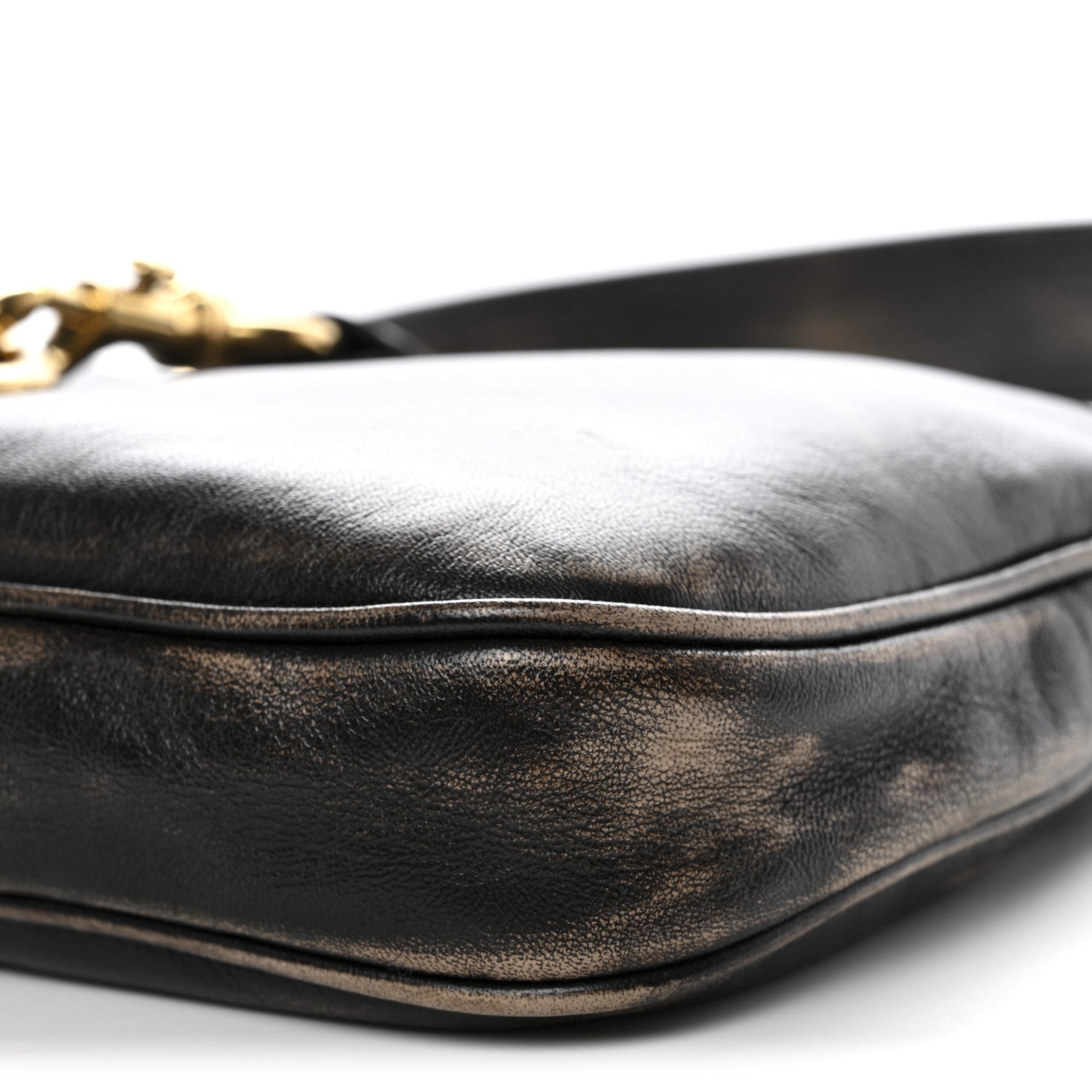 Miu Miu Nappa Old Hook Shoulder Bag Sabbia Caffe 9 of 11