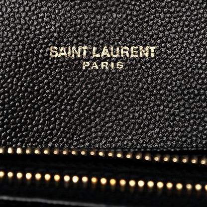 Saint Laurent Grain De Poudre Mini Uptown Crossbody Bag Black 6 of 14