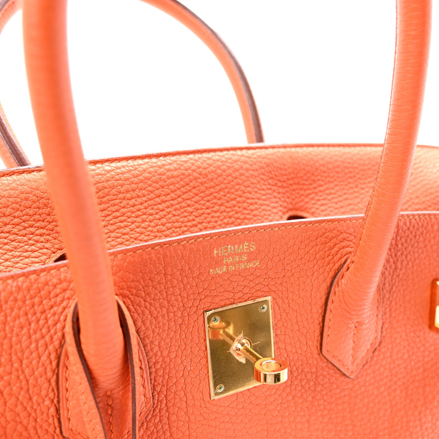 Togo Birkin 35 Orange