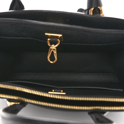 Louis Vuitton Taurillon City Steamer MM Black 5 of 9