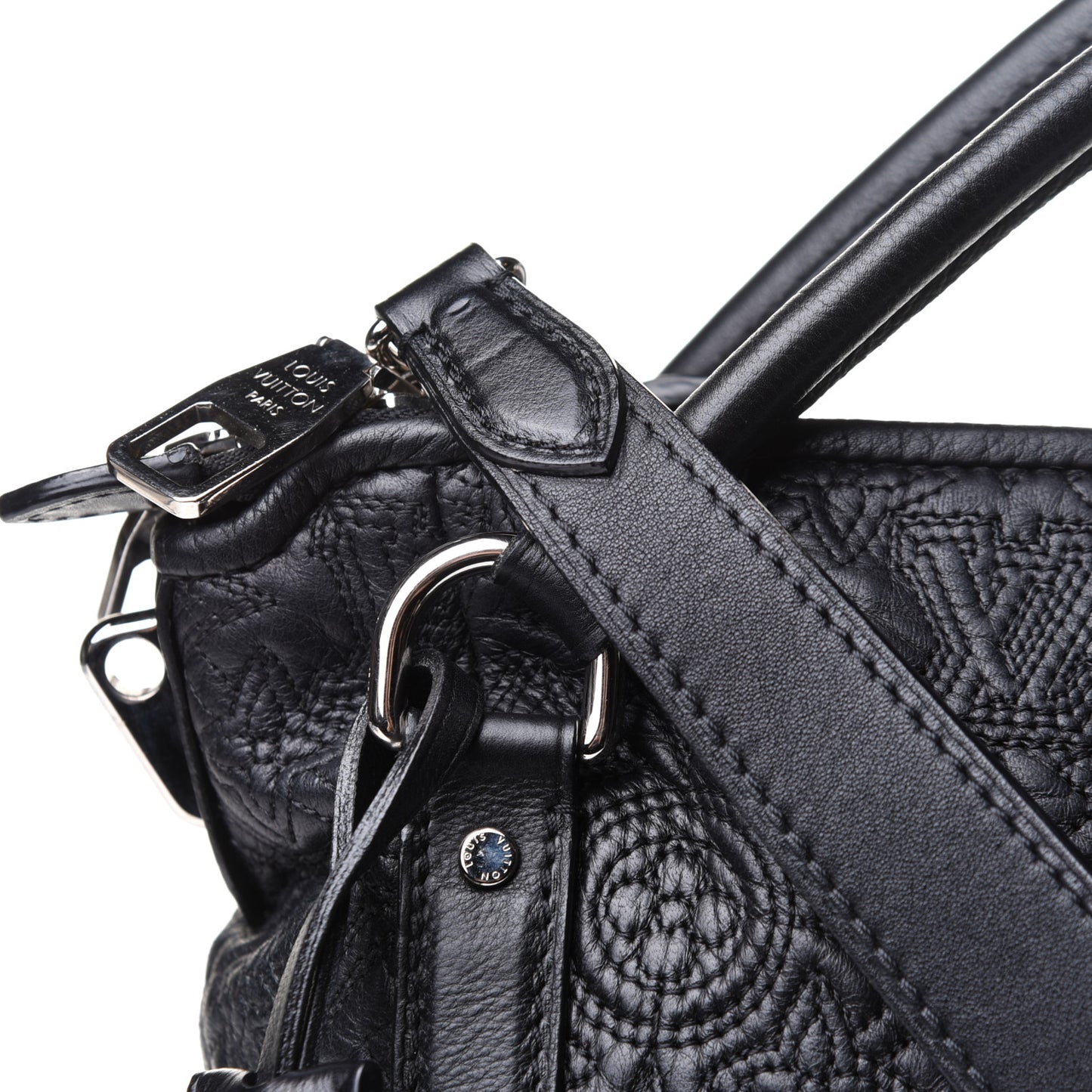 Monogram Lambskin Antheia Ixia PM Black