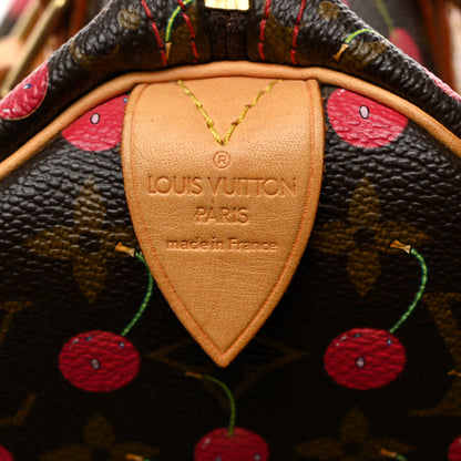 Louis Vuitton Monogram Cerises Speedy 25 6 of 10