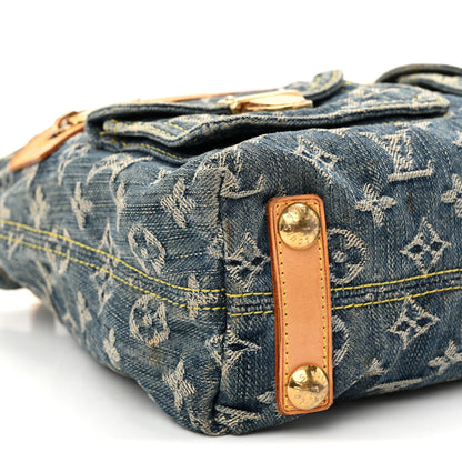 Louis Vuitton Monogram Denim Baggy PM Blue 8 of 10