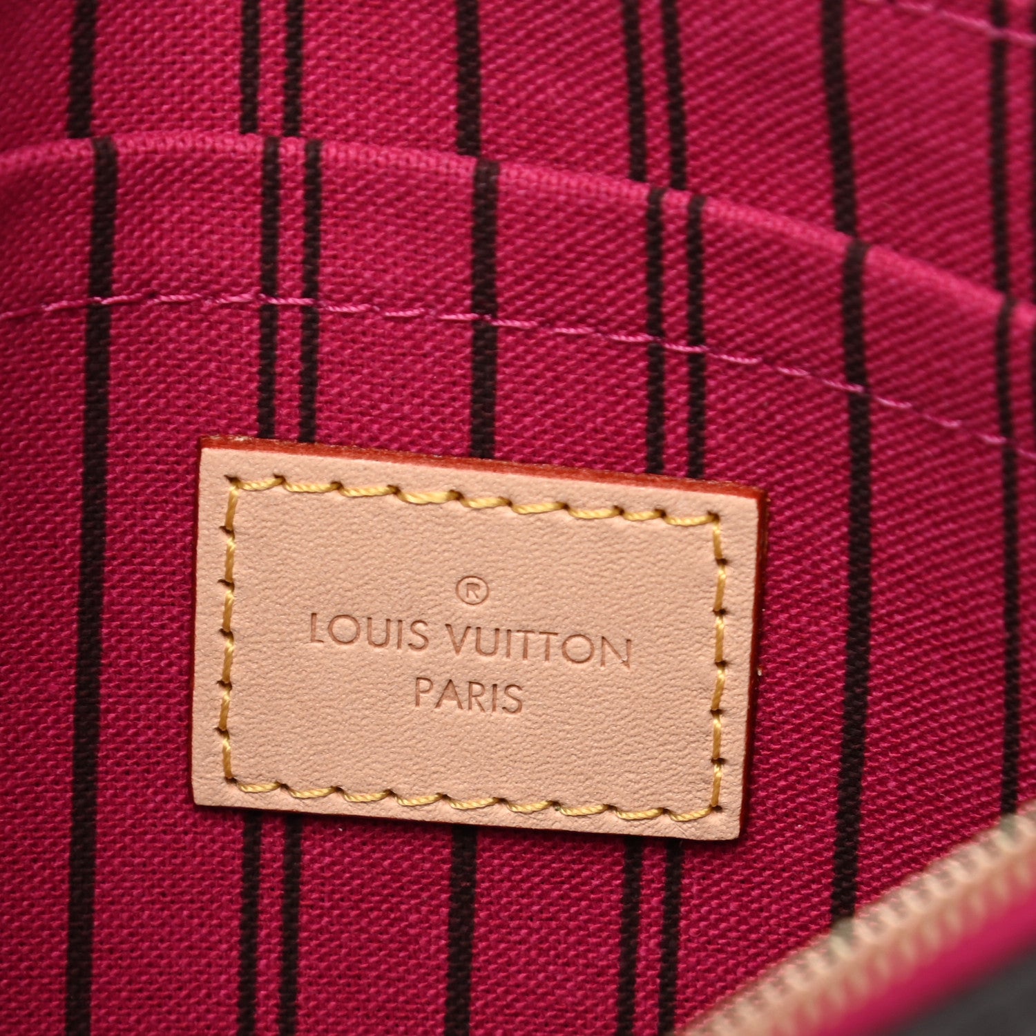 Louis Vuitton Monogram Neverfull MM GM Pochette Pivoine 6 of 6