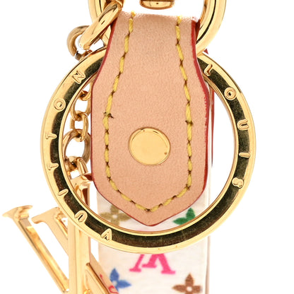 Louis Vuitton LV X TM Monogram Multicolor Dragonne XXL Key Holder White 3 of 6
