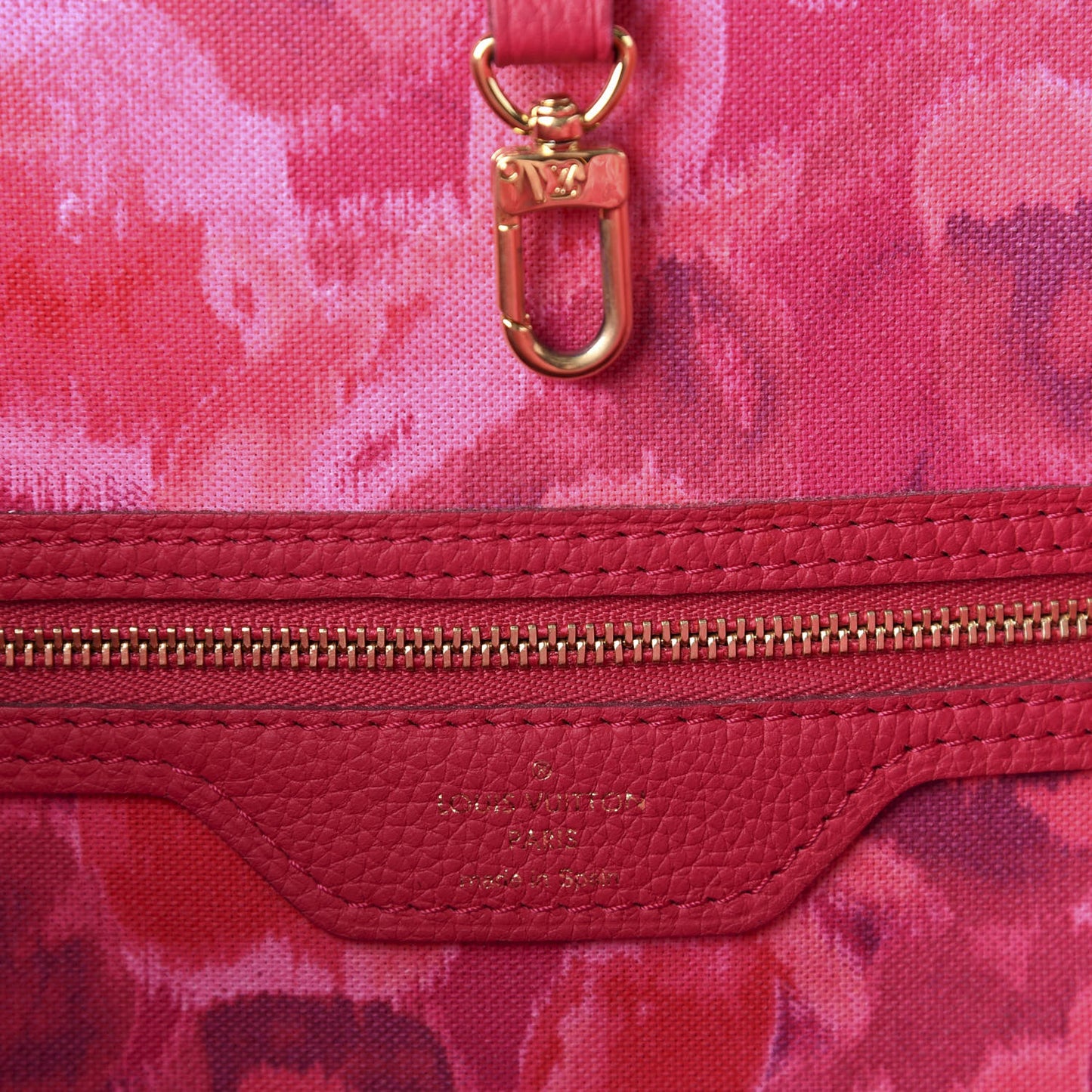 Monogram Articles de Voyage Ikat Neverfull MM Rose Indien