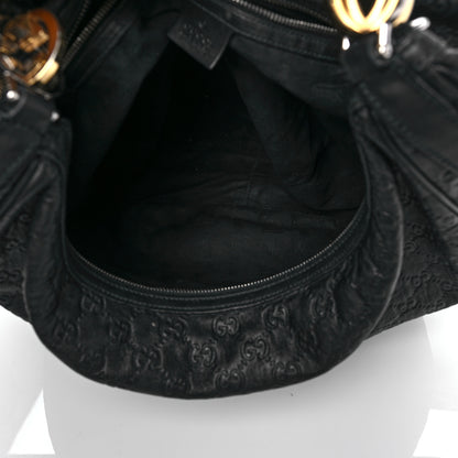 Gucci Guccissima Large GG Twins Hobo Black 19 of 26