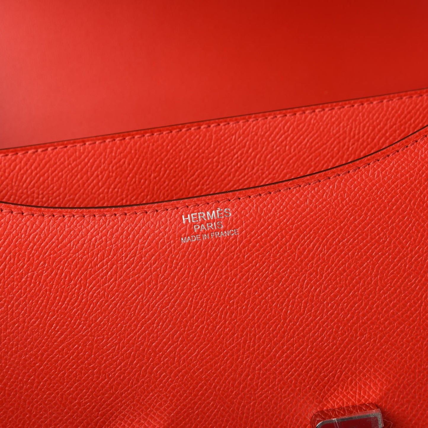 Epsom Enamel Constance 24 Rouge De Coeur Rubis